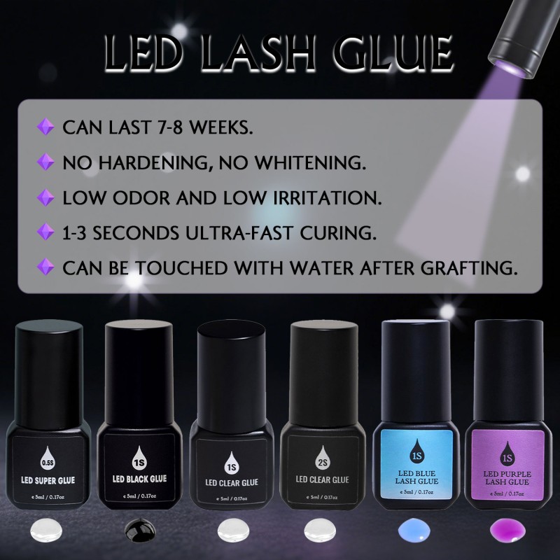 UV Lash Glue Manufacturer - OEM High Humidity Resistance Waterproof Fast Drying