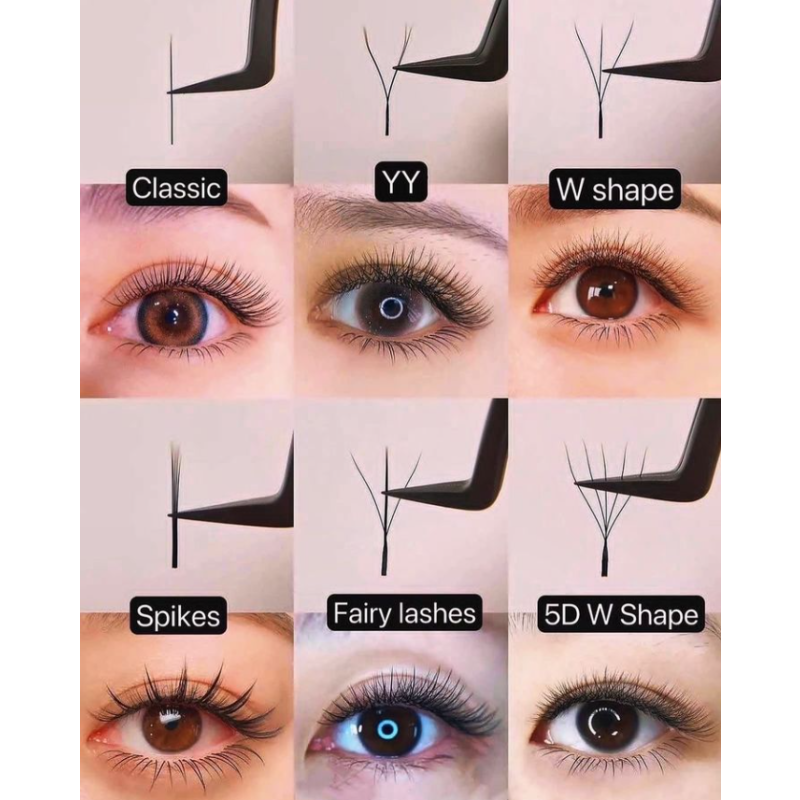 Eyelash Extension Supplier - OEM 3D Russian Volume Soft Cashmere Natural Style