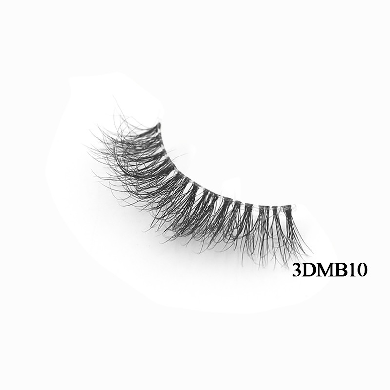 Mink Eyelashes Supplier - OEM Clear Band 3D Strip Naked Band Beauty Product