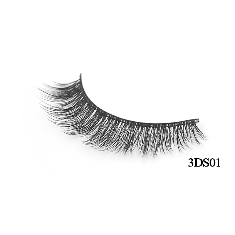 Magnetic Eyelashes Supplier - OEM Reusable Hand Made Silk Fiber Mink Strip