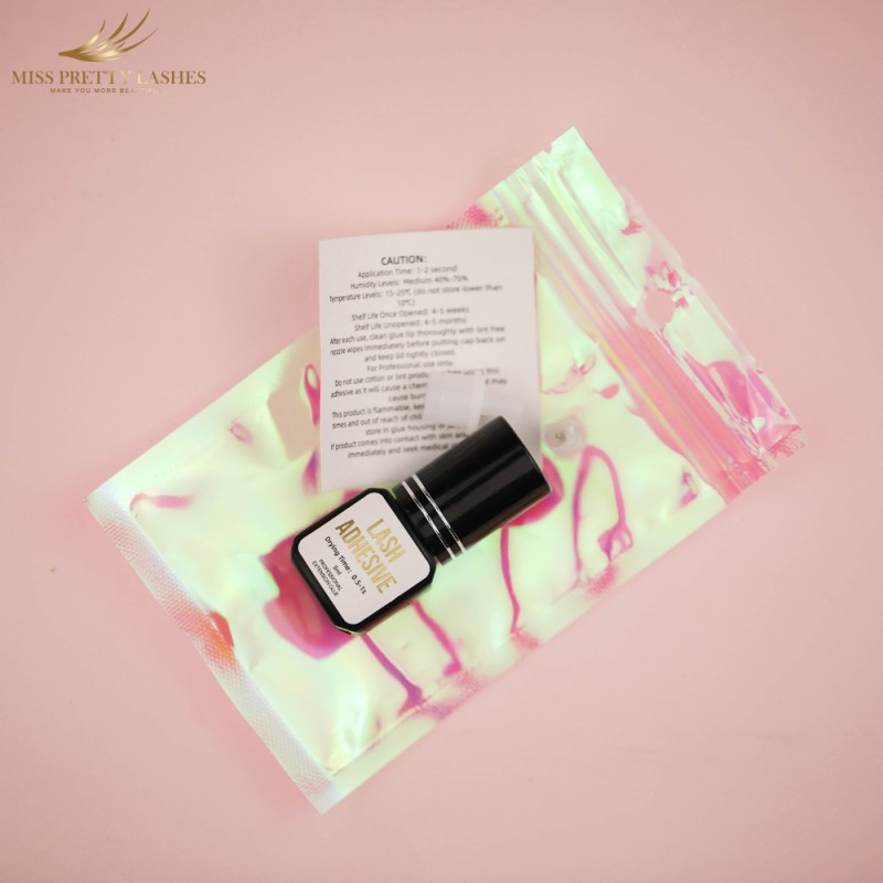 Eyelash Glue Factory - OEM Pink 5ml Waterproof Oil Proof Private Label