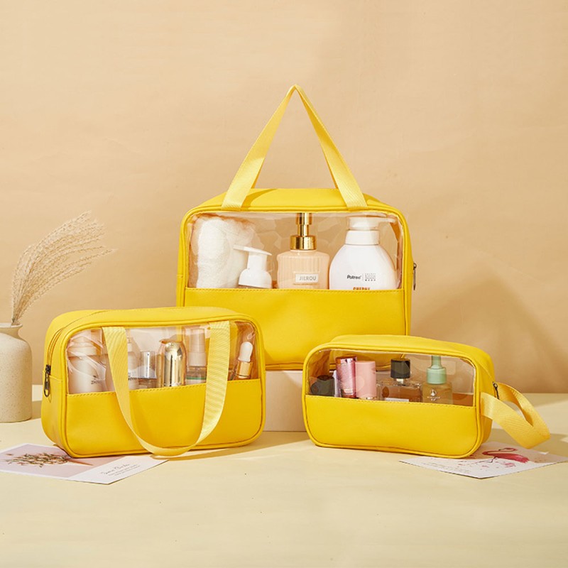 Toiletry Bag Supplier - Wholesale Large Capacity Portable Transparent PVC
