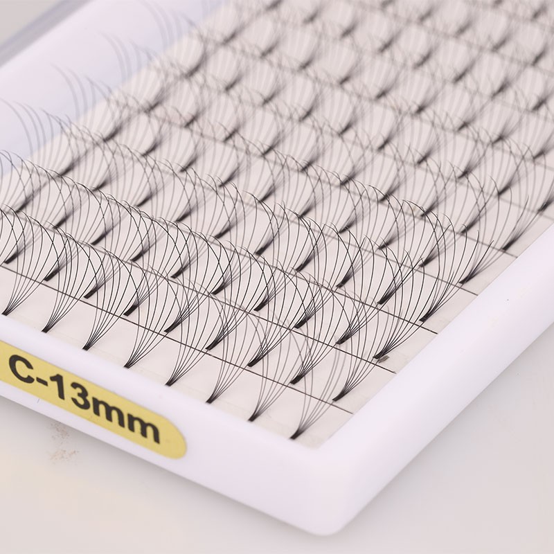Eyelash Extension Supplier - OEM Short Root 6D Black 0.07mm BC Curl