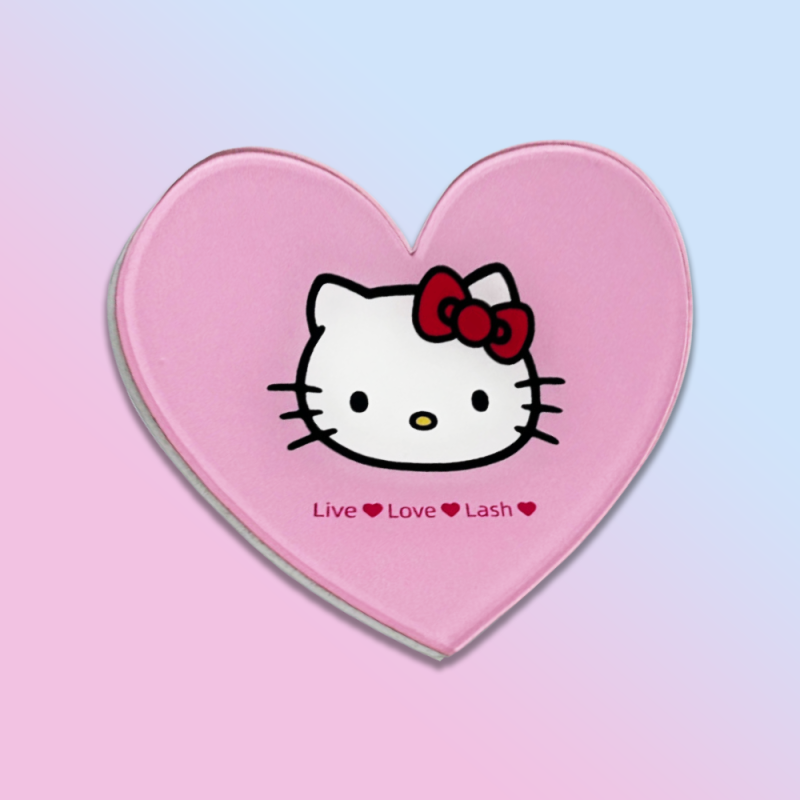 Lash Pallet Manufacturer - OEM Valentine Pink Heart Colorful Magnetic Tile