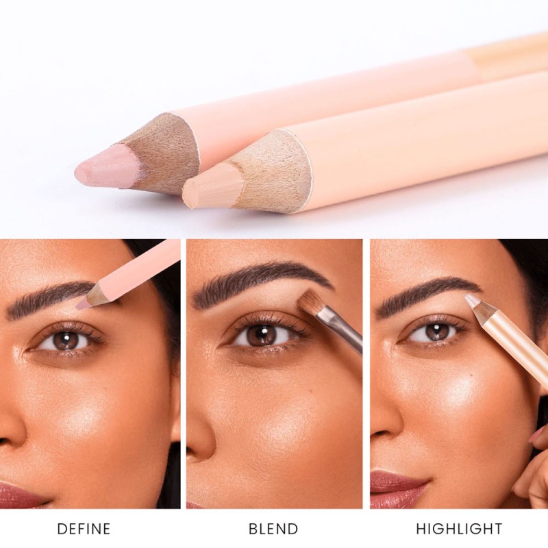 Highlighter Pen Factory - OEM Double Ended Brow Bone Mineral Makeup Enhancer