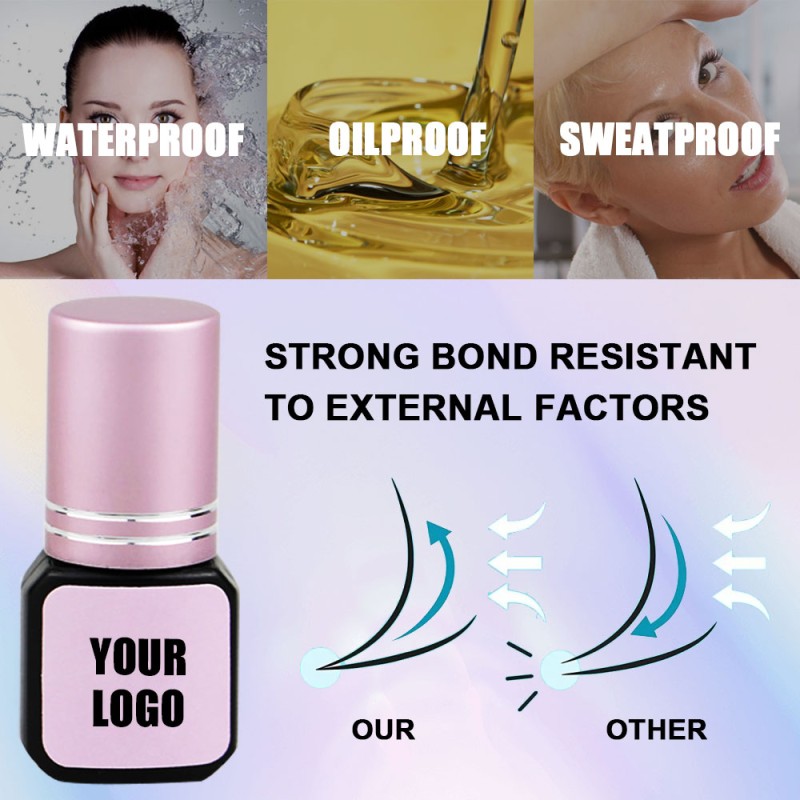 Eyelash Glue Factory - OEM 0.5 Second Korea Black Clear Waterproof Adhesive