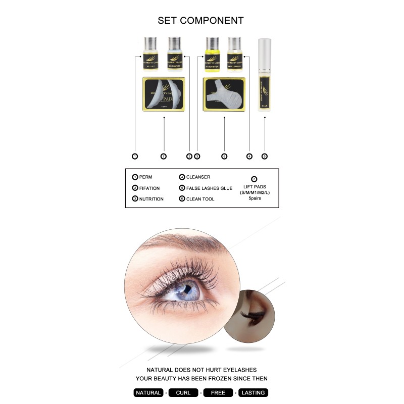 Lash Lift Kit Manufacturer - OEM Safe Keratin Formula Bottle Lash Brow Tool
