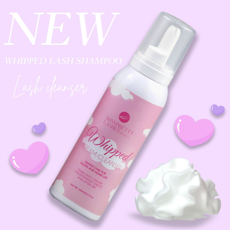 Lash Cleanser Supplier - OEM Whipped Cream Rose Scent Eyelash Extension Shampoo
