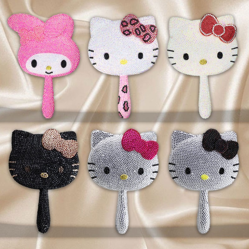 Lash Mirror Supplier - OEM Portable Diamond Style Travel Makeup Tool