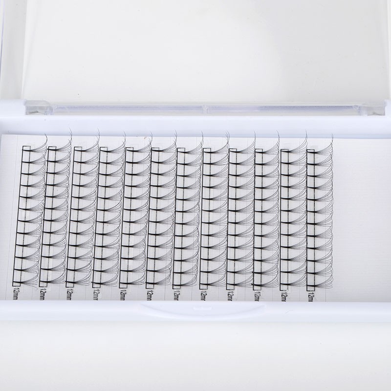 Premade Fans Manufacturer - OEM Luxury 3D-20D Short Stem Pointy Base PBT