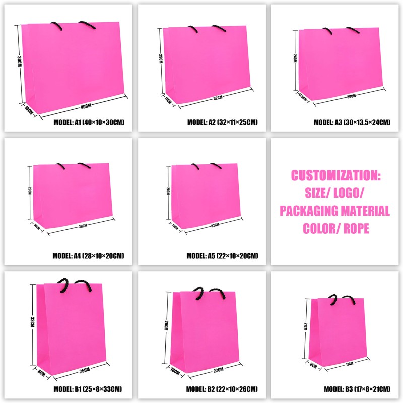 Paper Bags Supplier - OEM Customizable Lash Tote Horizontal Vertical