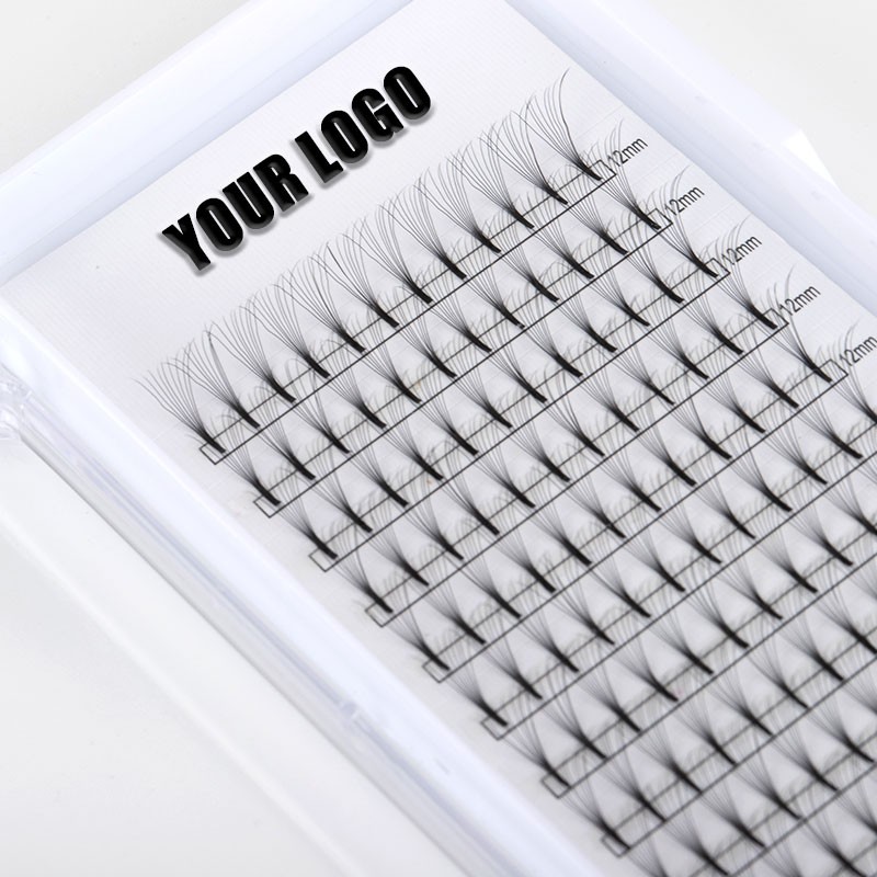 Premade Fans Manufacturer - OEM Luxury 3D-20D Short Stem Pointy Base PBT