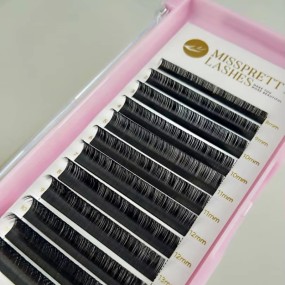 Eyelash Extension Factory - OEM Black Cashmere Mink Silk Full Strip Volume