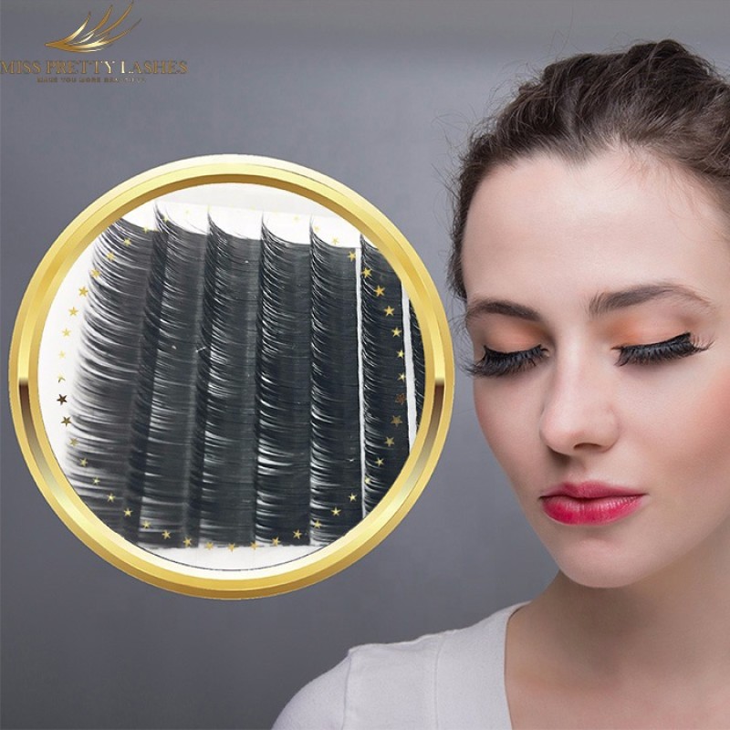 Eyelash Extension Factory - OEM Handmade Korean PBT Fiber Individual Lashes