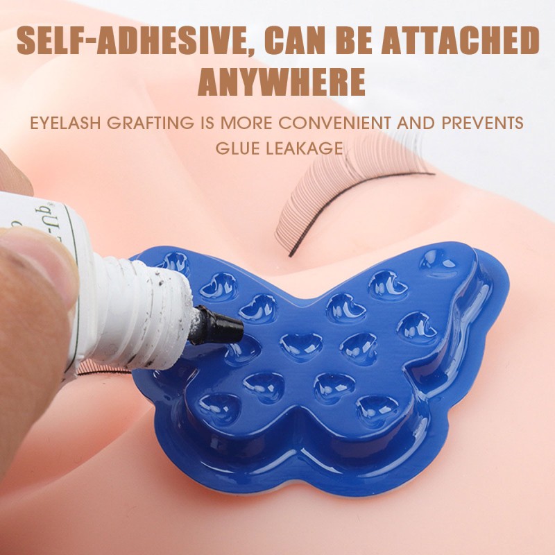 Lash Glue Tray Factory - Wholesale Colorful Butterfly PVC Holder Pallet