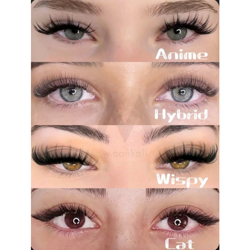 Eyelash Extension Manufacturer - OEM Cashmere Fiber 8-15mm Classic Matte Black