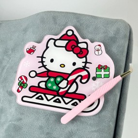 Lash Tile Factory - OEM Christmas Bubble Girl Pink Extension Holder Tray