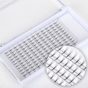 Premade Fans Manufacturer - OEM Luxury 3D-20D Short Stem Pointy Base PBT