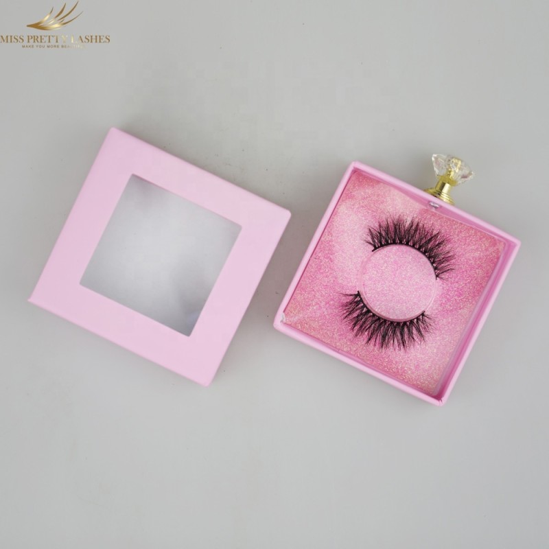 Eyelash Packaging Supplier - OEM Gold Square Luxury Butterfly Lash Box