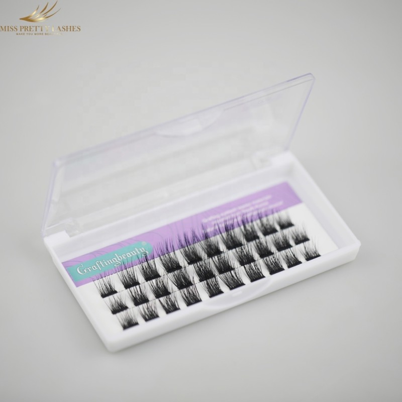 Eyelash Kit Supplier - Wholesale DIY Cluster Individual Colorful Mink Fur