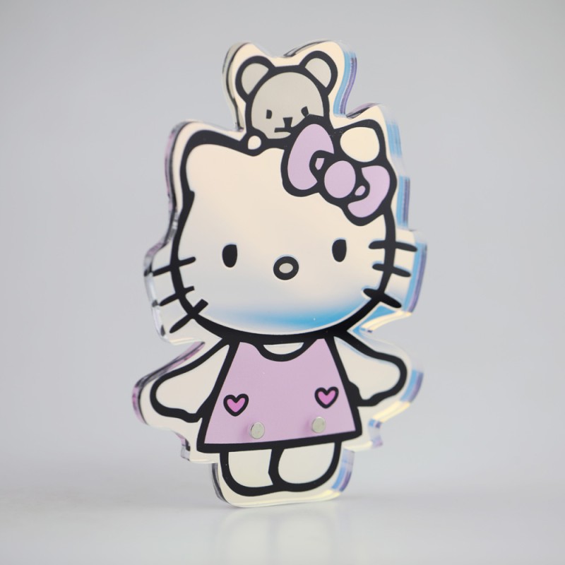 Lash Plate Factory - OEM White Acrylic Hello Kitty Magnetic Extension Tile