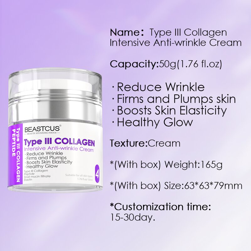 Face Cream Manufacturer - Moisturizing Anti-Aging - Collagen Face Cream Private Label