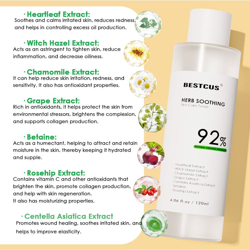 Face Toner Manufacturer - 120ml/4fl.oz Heartleaf - Smooth & Barrier Repair