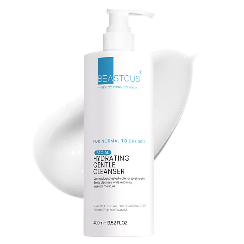 Facial Cleanser Manufacturer - Low pH Hydrating Amino Acid - Private Label Oil Foaming