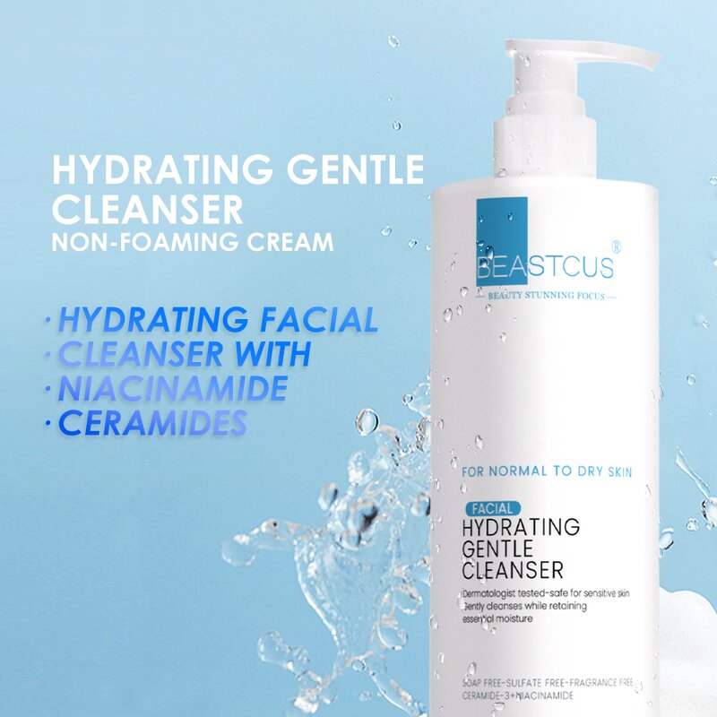 Facial Cleanser Manufacturer - Low pH Hydrating Amino Acid - Private Label Oil Foaming