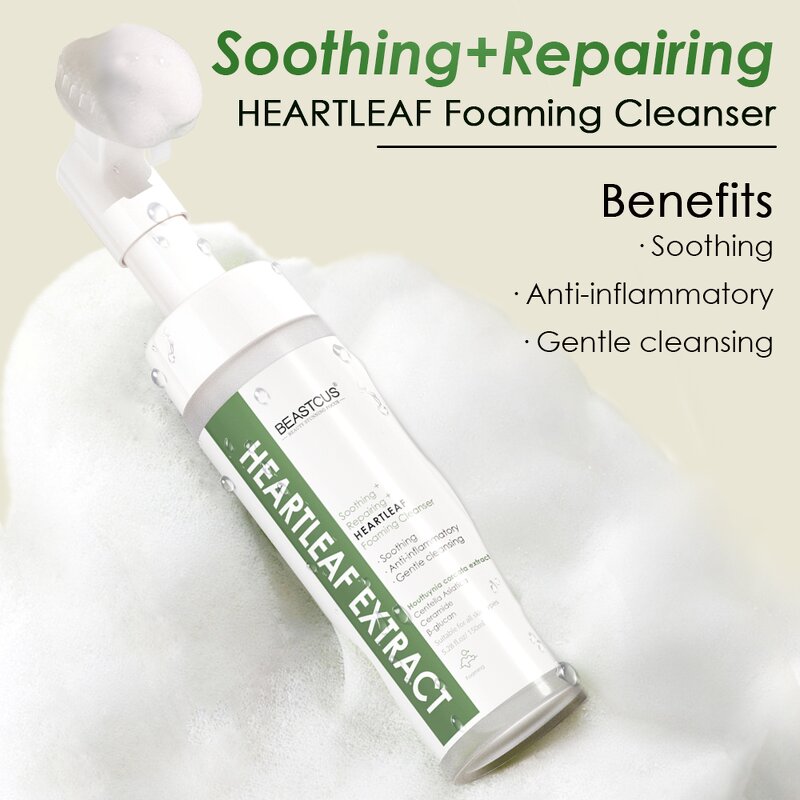 Cleanser Set Manufacturer - Triple Action Houttuynia Cordata - Centella Ceramide