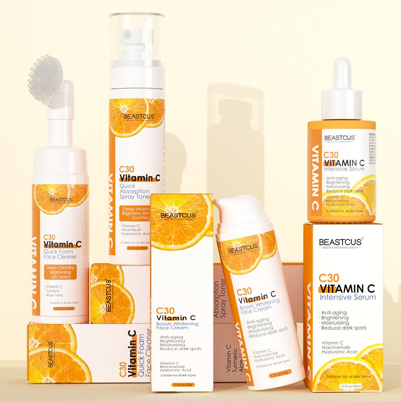 Vitamin C Skincare Set Manufacturer - C30 Vitamin C - Multi-Effect Repair Beauty Kit