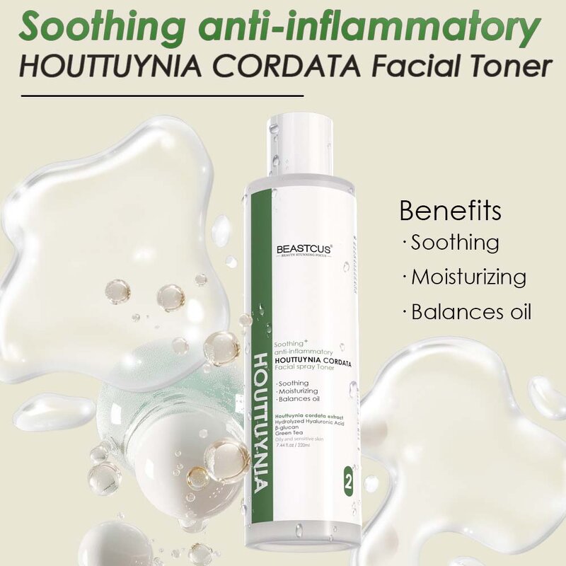 Skin Toner Manufacturer - Anti-Irritation Heartleaf - Hyaluronic Acid Green Tea