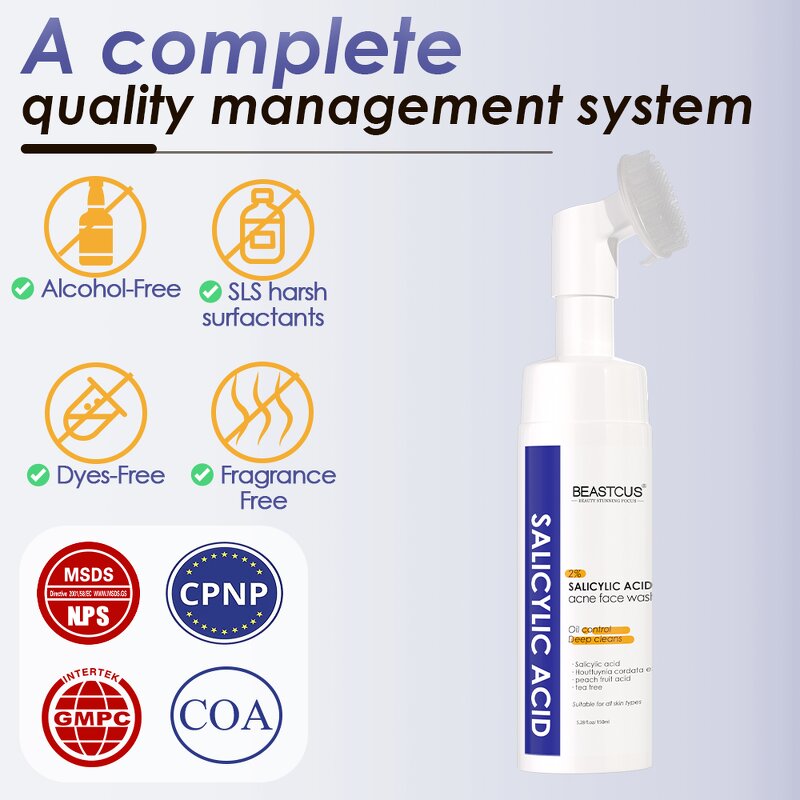 Facial Cleanser Manufacturer - Whitening Deep Cleaning - HEARTLEAF Tea Tree Salicylic Acid