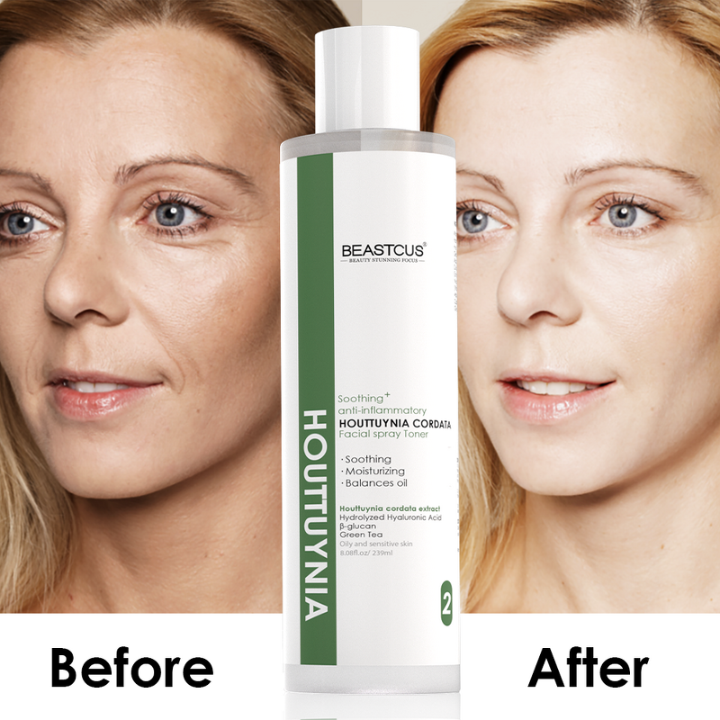 Face Toner Manufacturer - Korean Style Heartleaf Green Tea - Sensitive Skin