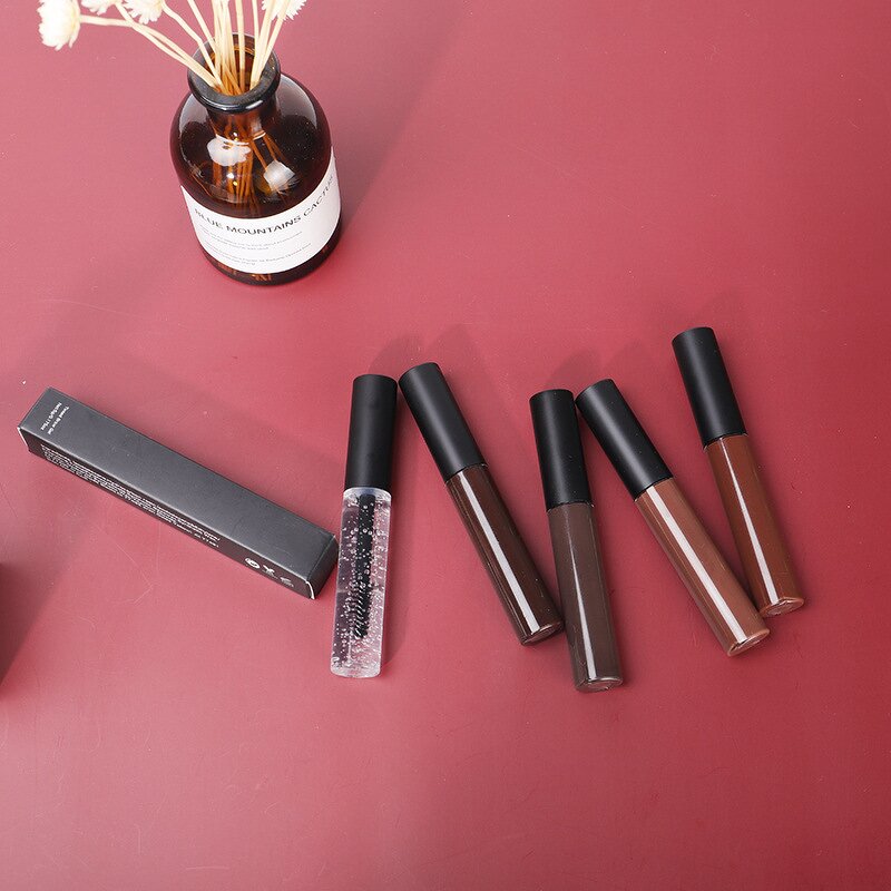 Eyebrow Gel Manufacturer - Enhancer Makeup - Henna 5 Color Waterproof Liquid with Tint Brush