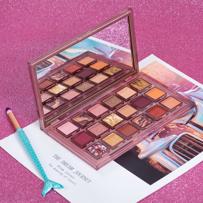 Eyeshadow Palette Manufacturer - Wholesale 18 Colors - Long Lasting Vegan Customizable