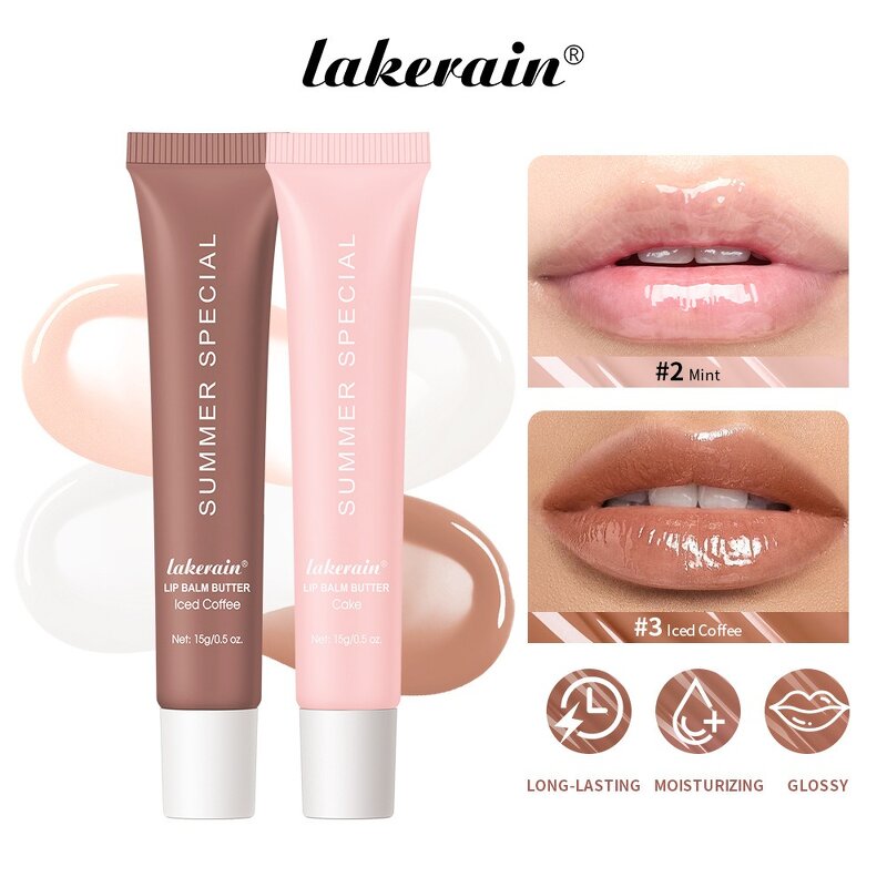 Lip Gloss Manufacturer - Lakerain - Summer Butter Balm 15G Moisturizing Pink Sugar Lipstick
