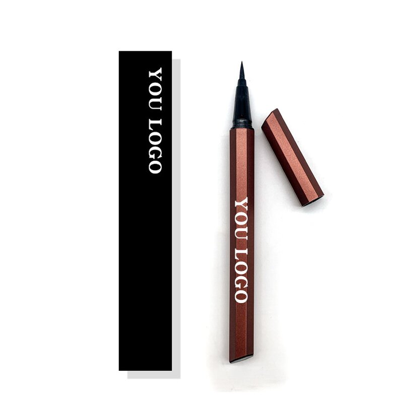 Eyeliner Pen Manufacturer - Vegan Makeup - Long Wearing Matte Black Private Label