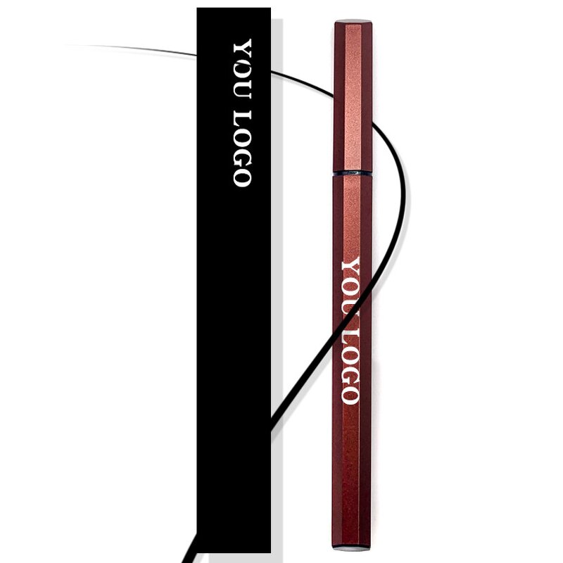 Eyeliner Pen Manufacturer - Vegan Makeup - Long Wearing Matte Black Private Label