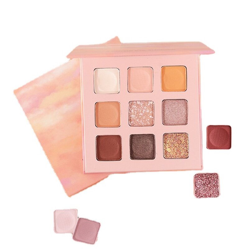 Eyeshadow Palette Manufacturer - Private Label - 9 Color High Pigment Cosmetics Makeup