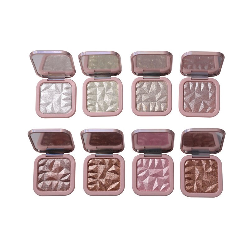 Highlighter Palette Manufacturer - 12 Colors Custom Logo - Cream Powder Glitter Luxury