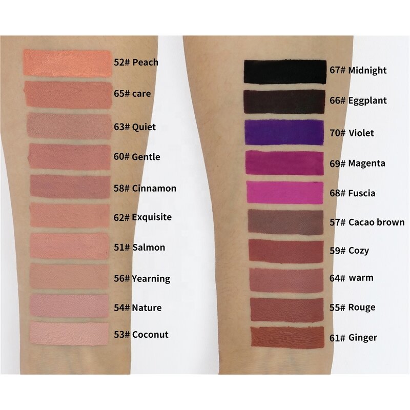 Lipstick Manufacturer - Your Brand - Cruelty Free Vegan Frosted Square Bottle & Great Price