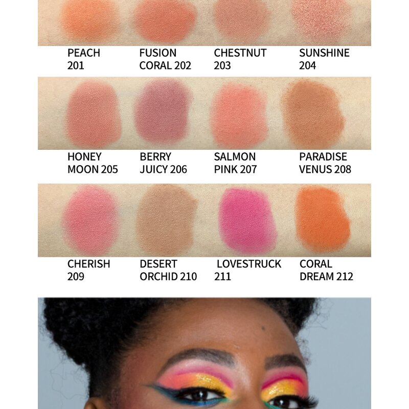 Blush Powder Manufacturer - High Pigment - 5 Colors Private Logo Private Label