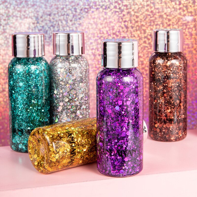 Eyeshadow Body Cream Manufacturer - HANDAIYAN - Glitter Sequins Party Makeup Cosmetics Gel