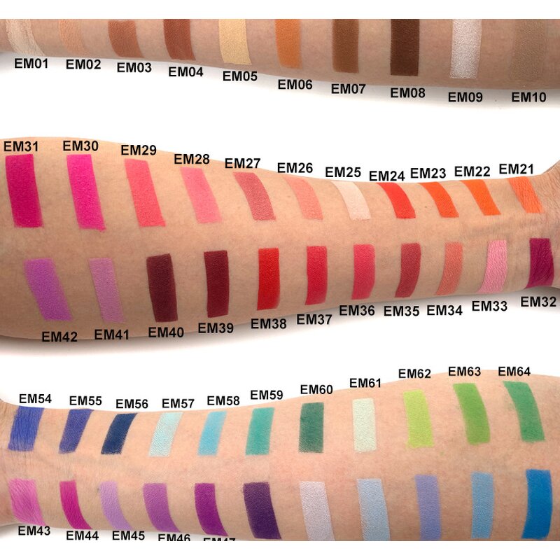 Eyeshadow Manufacturer - Custom Multi-color - Circle Package Single High Pigment Sample