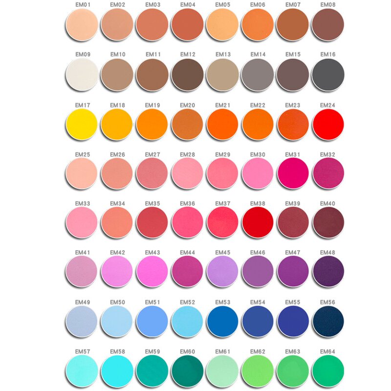 Eyeshadow Manufacturer - Custom Multi-color - Circle Package Single High Pigment Sample