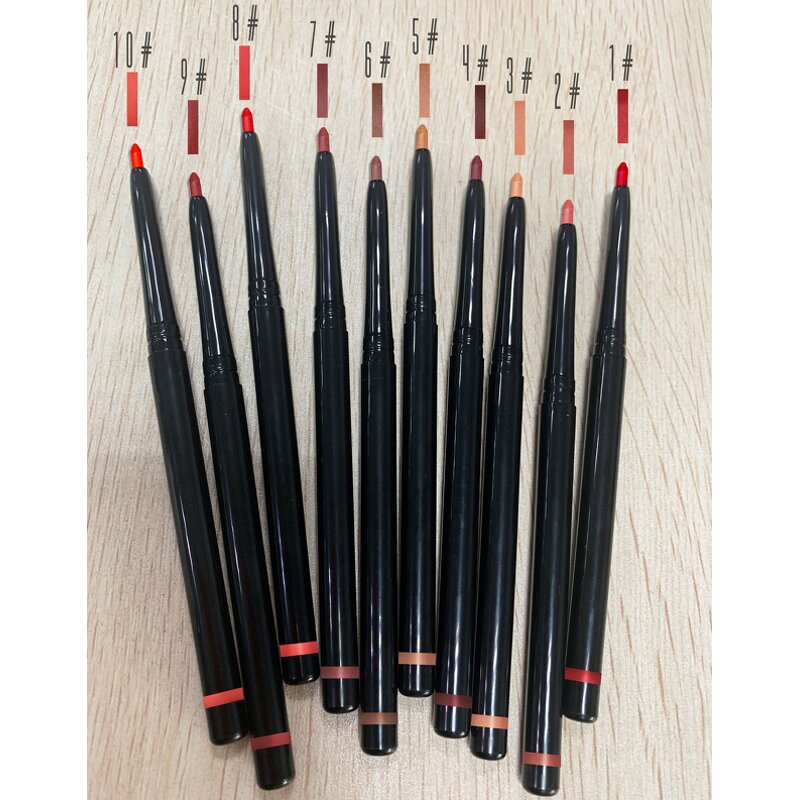 Lip Liner Manufacturer - Private Label - Matte Dark Color High Pigment Waterproof Pencil