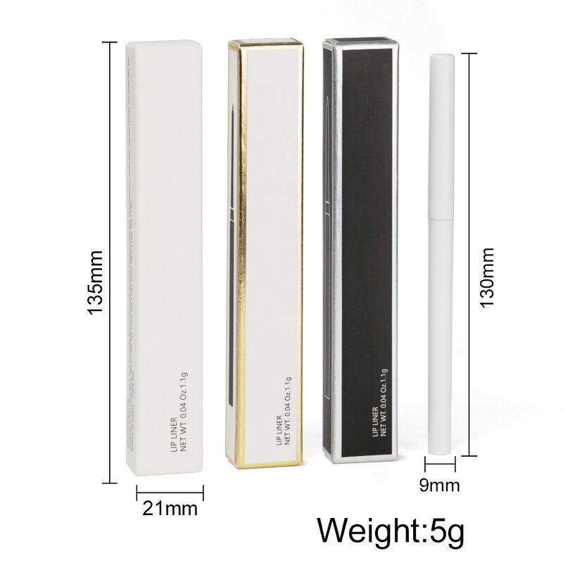 Lip Liner Manufacturer - Private Label - Matte Dark Color High Pigment Waterproof Pencil