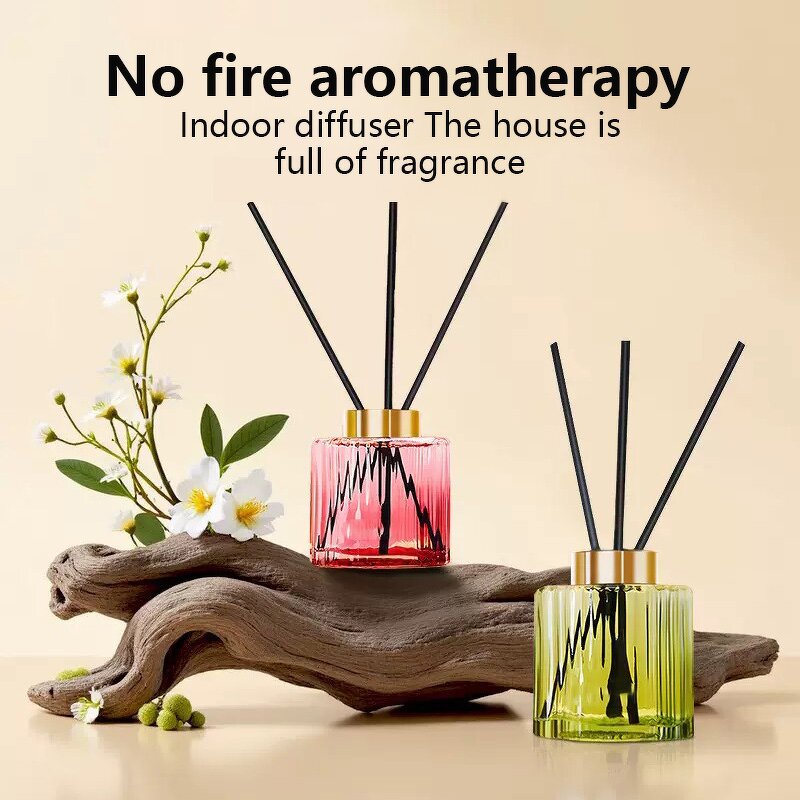 Reed Diffuser Manufacturer - High-Grade Eco-Friendly Glass Bottle Non-Fire for Home Car Non-Toxic