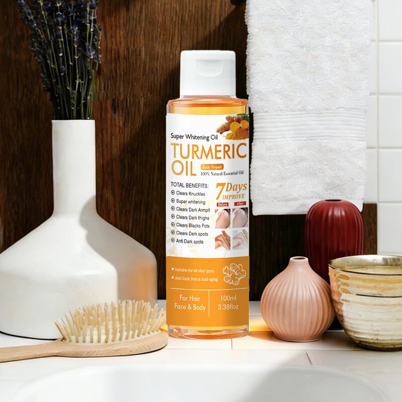 Massage Oil Manufacturer - New Natural Vegan Anti-acne Whitening with Turmeric Butter